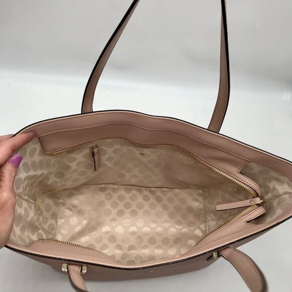 Kate Spade Cedar Street Harmony Pink Leather Tote Bag - Picture 10 of 10